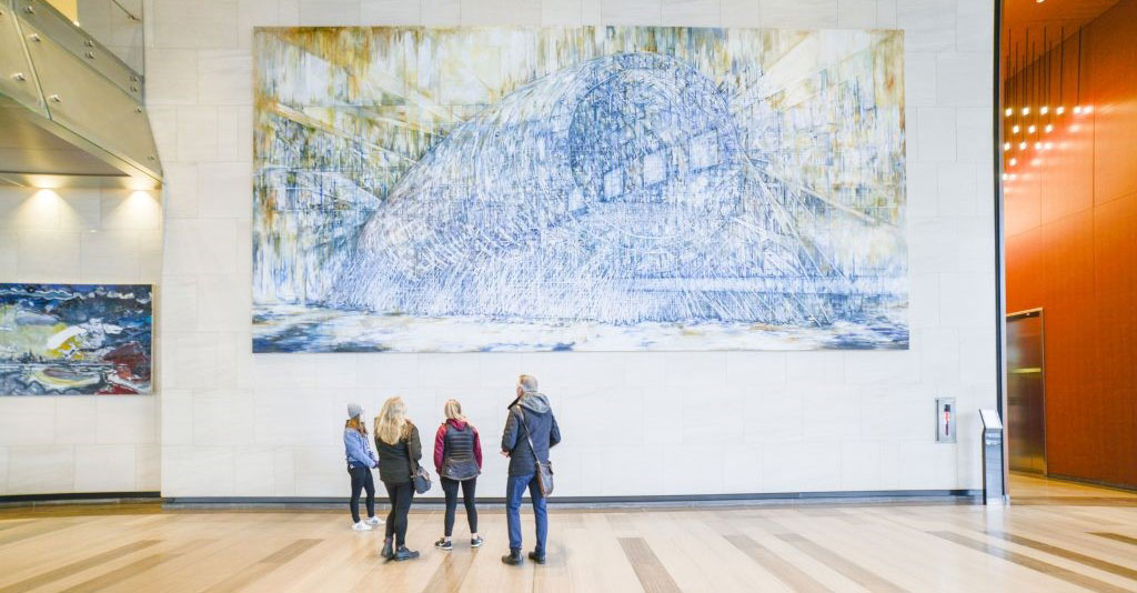 An art gallery