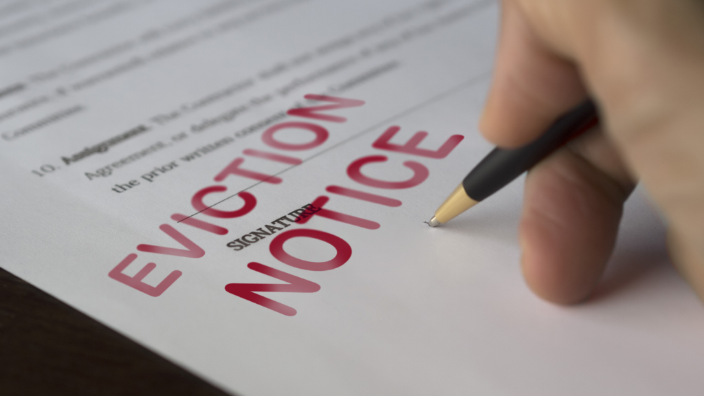 Eviction notice