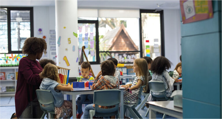 kids in class